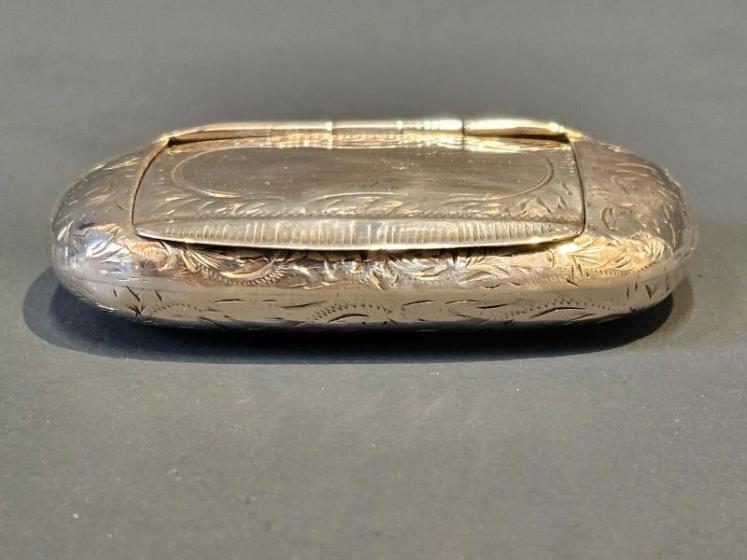 Victorian Silver Pocket Snuff - Image 1