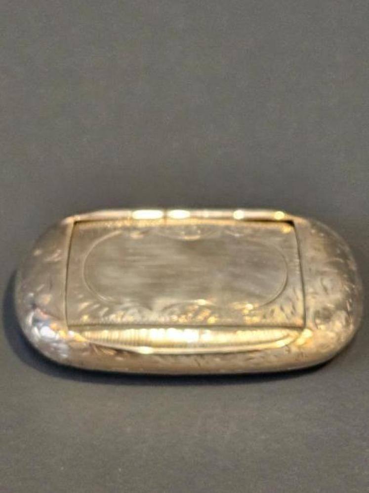 Victorian Silver Pocket Snuff - Image 2