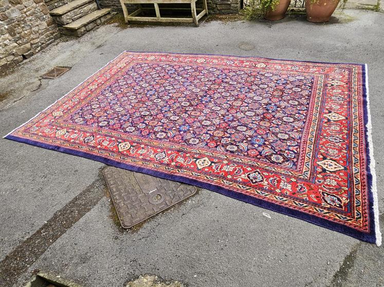 Large Persian Pure Wool Rug - Image 7