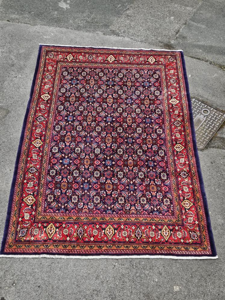 Large Persian Pure Wool Rug - Image 1