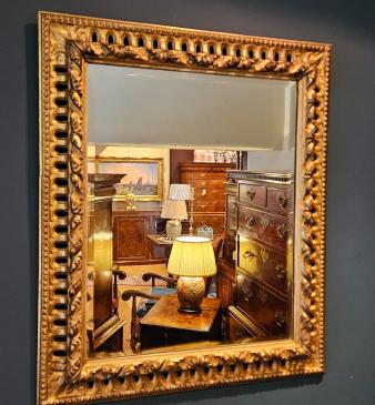 Victorian Timber Gilt Mirror 