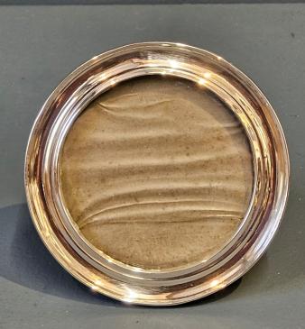 Circular Silver Photo Frame 