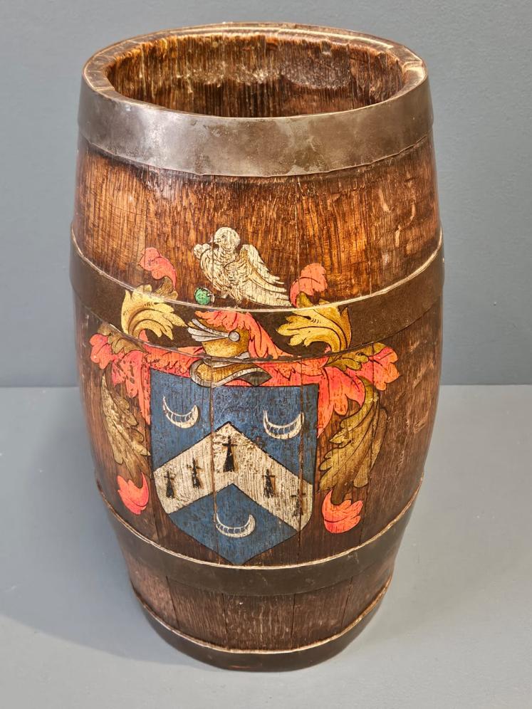 Edwardian Coopered Barrel Stick Stand  - Image 4