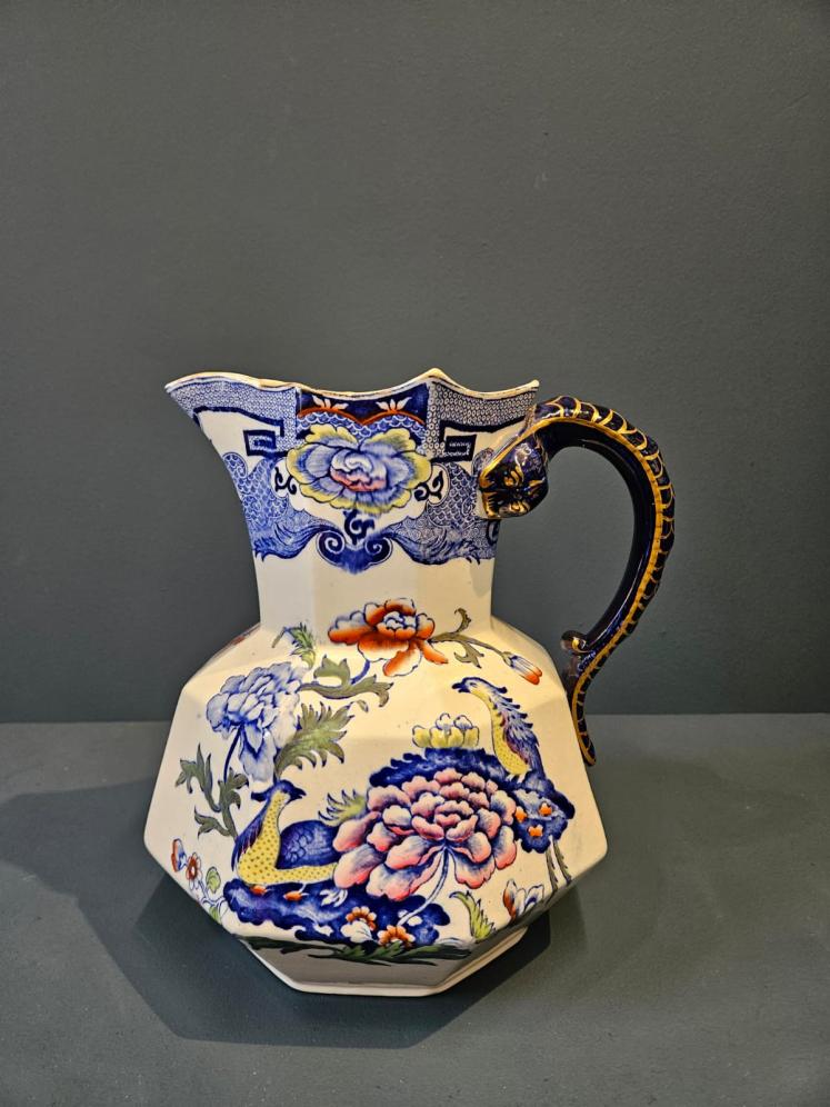 Large Masons Ironstone Jug and Basin - Image 4