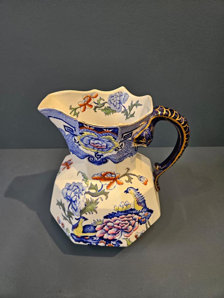 Large Masons Ironstone Jug and Basin - Image 1