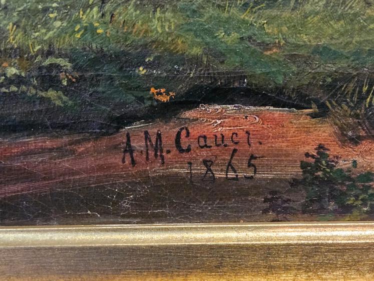 Victorian Oil on Canvas Painting of A Short Horn By A M Gauci - Image 7