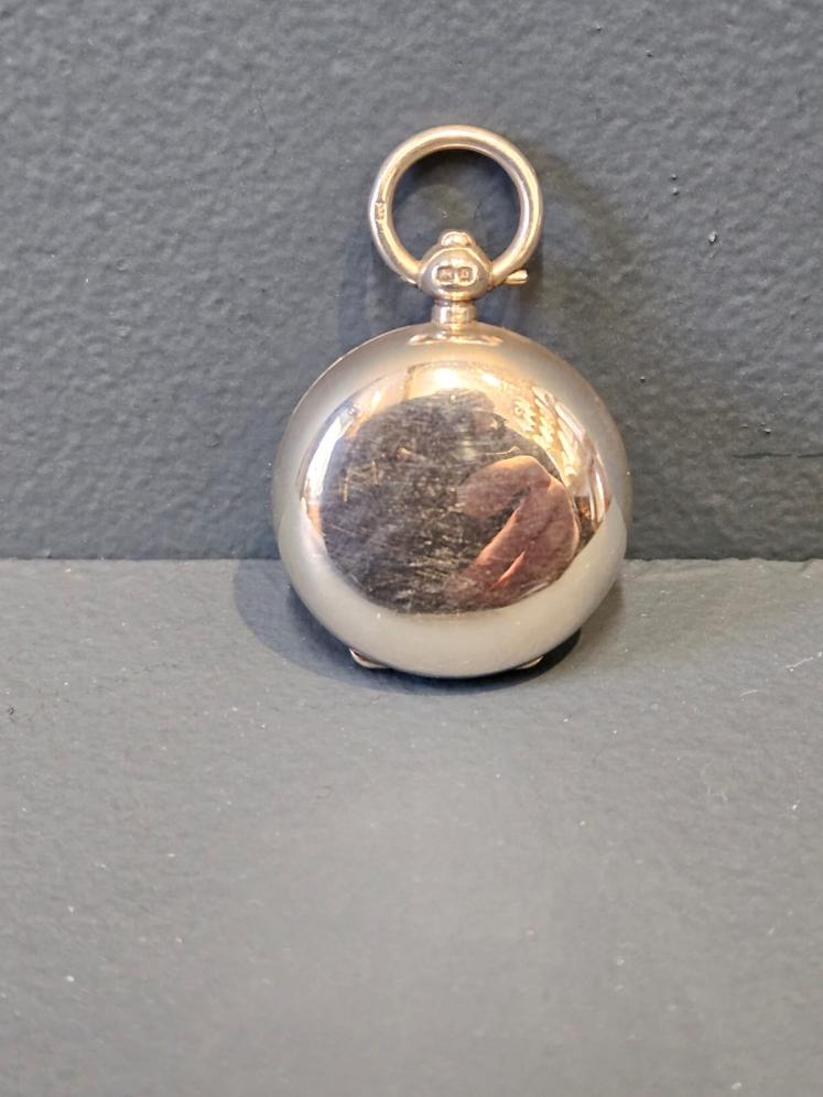 Early George V Polished Silver Sovereign Case  - Image 1