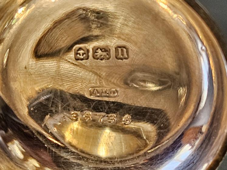 Early George V Polished Silver Sovereign Case  - Image 4