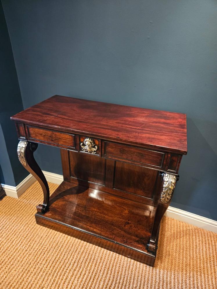 Fine Quality Regency Mahogany Console Table  - Image 11