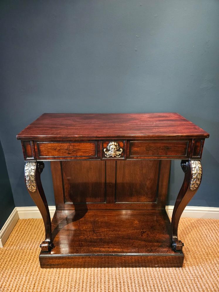 Fine Quality Regency Mahogany Console Table  - Image 10