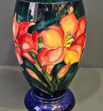 Moorcroft Slipper Orchid Vase 