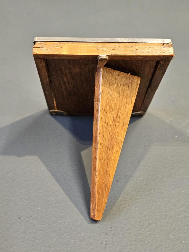 Small George V Engine Turned Silver Photo Frame - Image 6