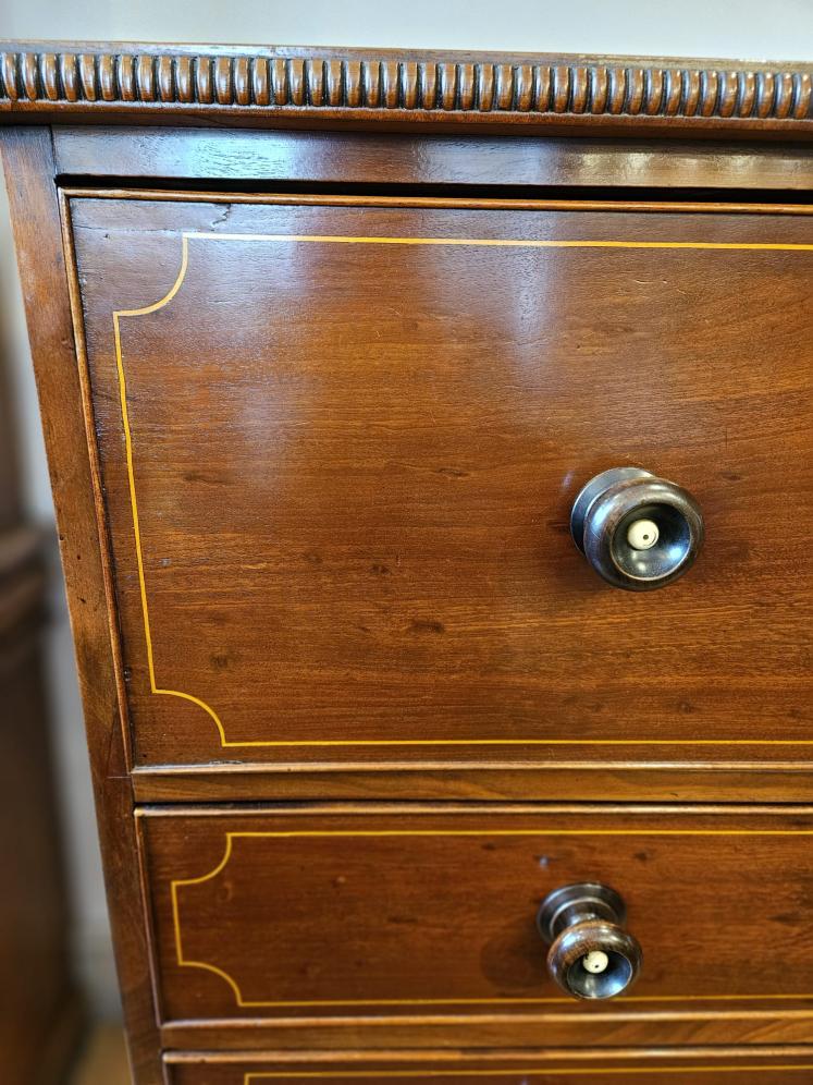 Regency Mahogany Secretaire Chest  - Image 9