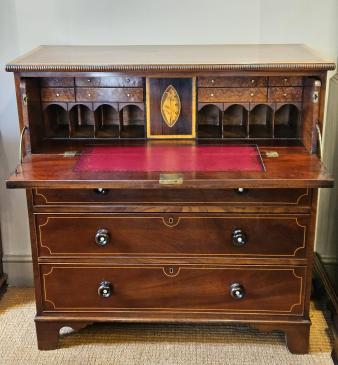Regency Mahogany Secretaire Chest 