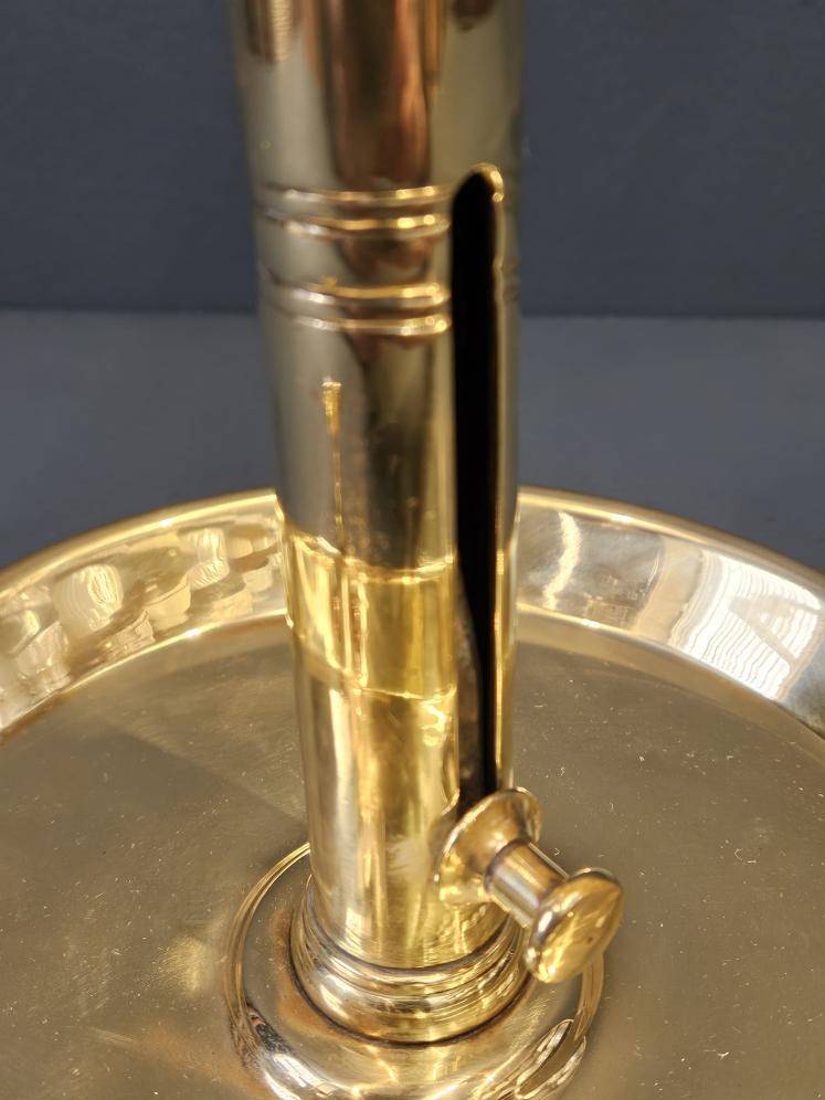 Large George III Brass Chamberstick  - Image 6