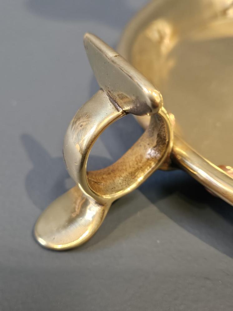 Large George III Brass Chamberstick  - Image 2