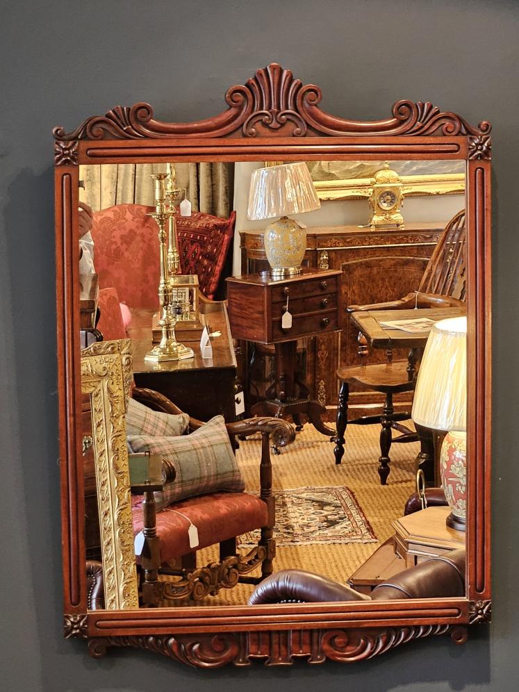Quality Victorian Mahogany Framed Mirror  - Image 8