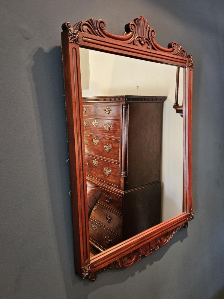 Quality Victorian Mahogany Framed Mirror  - Image 7