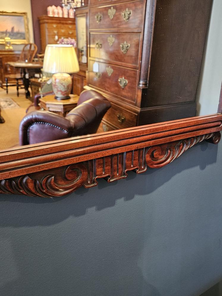 Quality Victorian Mahogany Framed Mirror  - Image 6