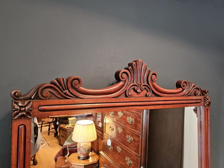 Quality Victorian Mahogany Framed Mirror  - Image 2