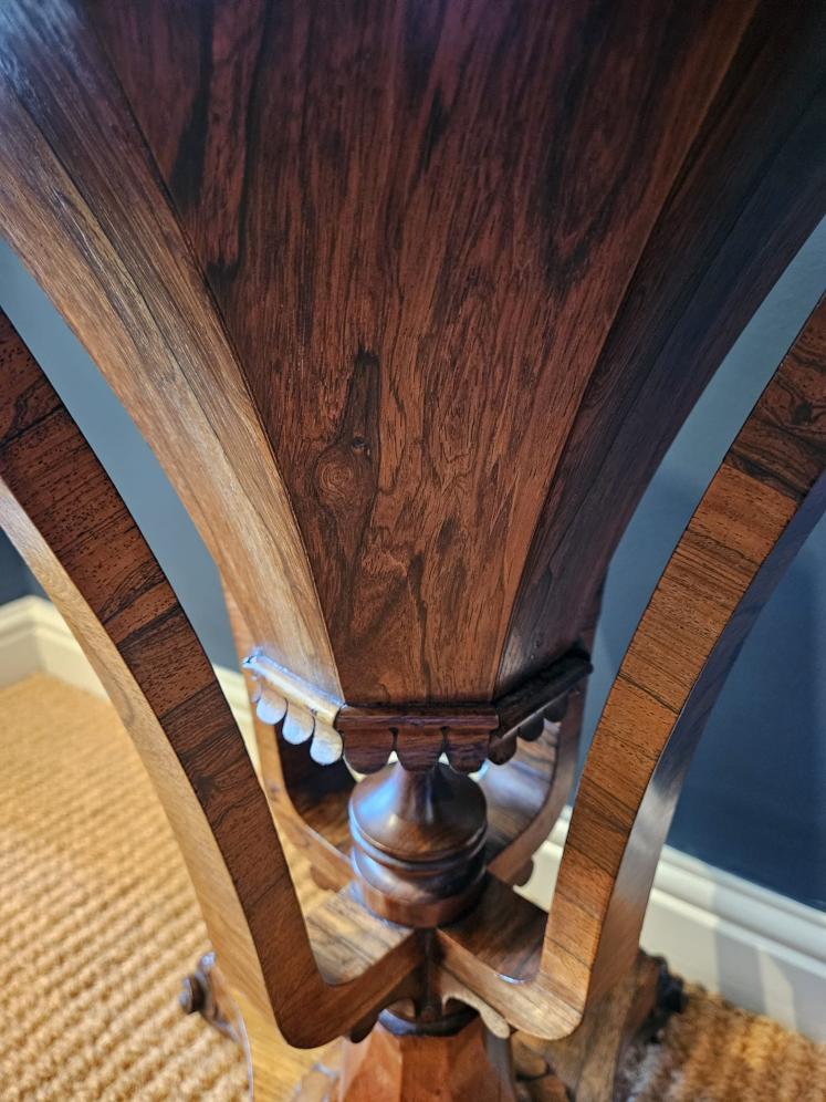 William IV Rosewood Work Table  - Image 7