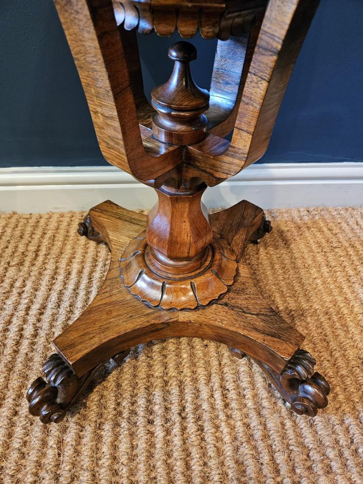 William IV Rosewood Work Table  - Image 3