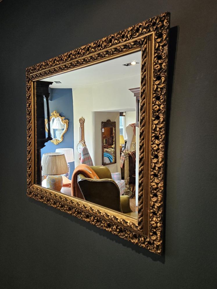 Victorian Timber Gilt Mirror  - Image 7