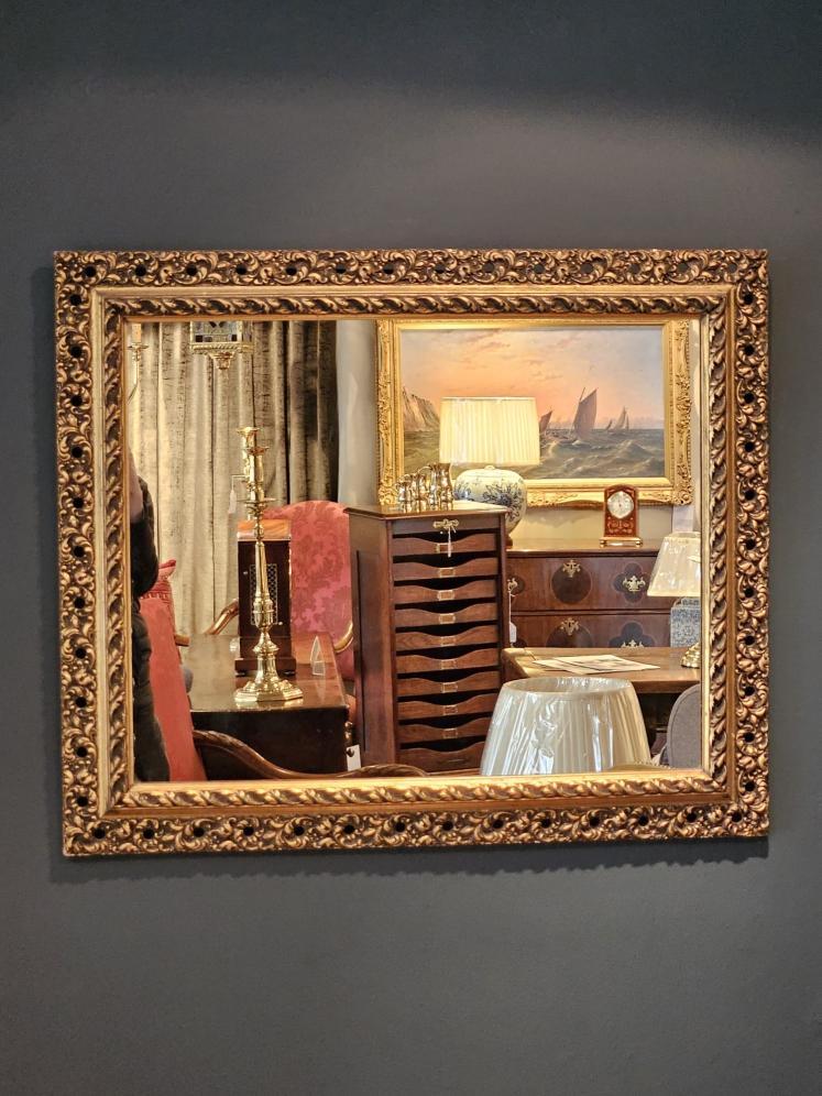 Victorian Timber Gilt Mirror  - Image 5