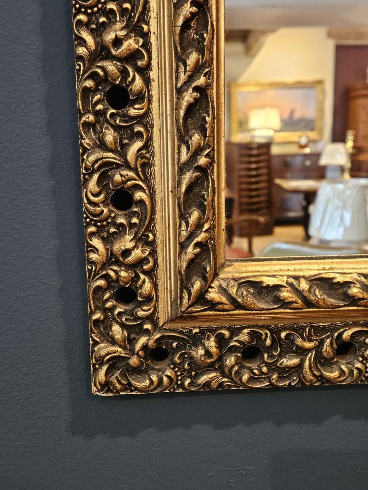 Victorian Timber Gilt Mirror  - Image 3