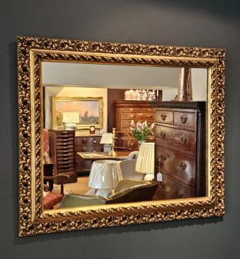 Victorian Timber Gilt Mirror 