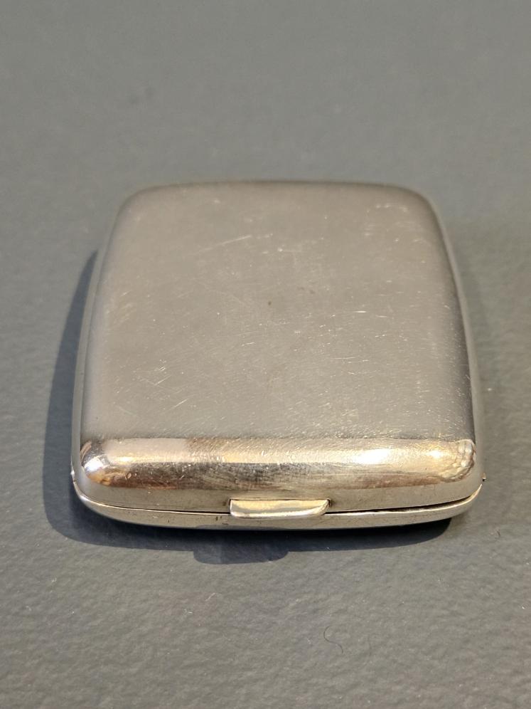 Silver and Enamel Fob Watch Case - Image 6