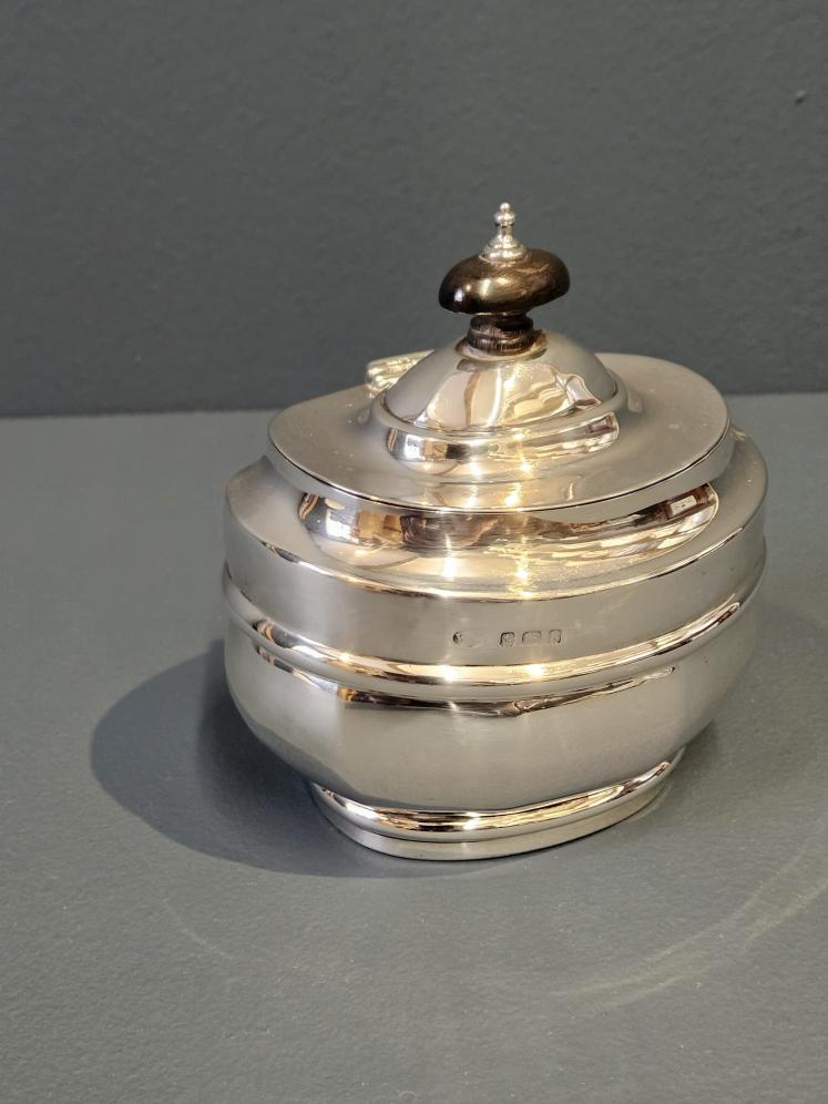 Edwardian Silver Tea Caddy - Image 4