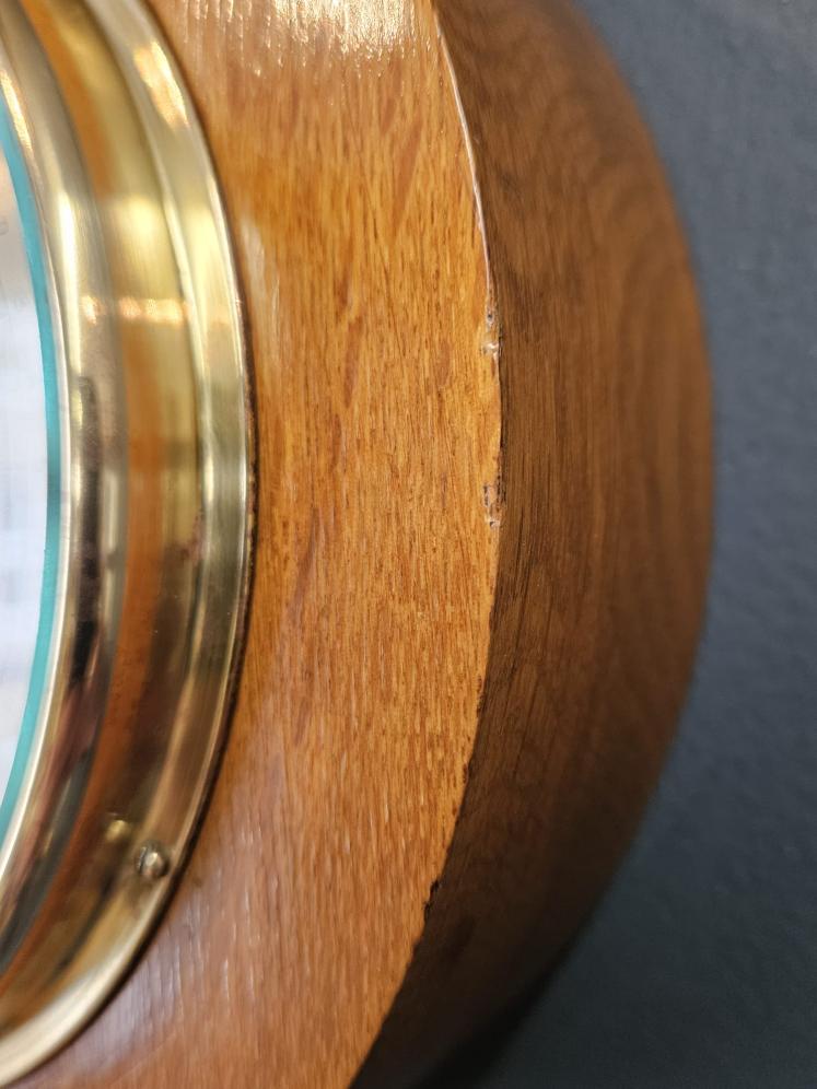 Victorian Negretti and Zambra Oak Cased Barometer - Image 4