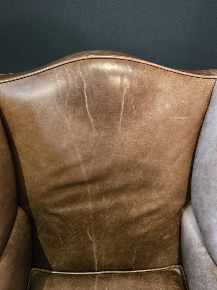 Edwardian Leather Armchair by Warings - Image 9
