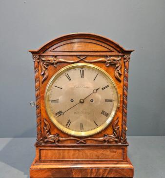William IV Double Fusee Bracket Clock