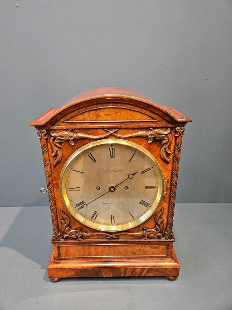 William IV Double Fusee Bracket Clock - Image 7