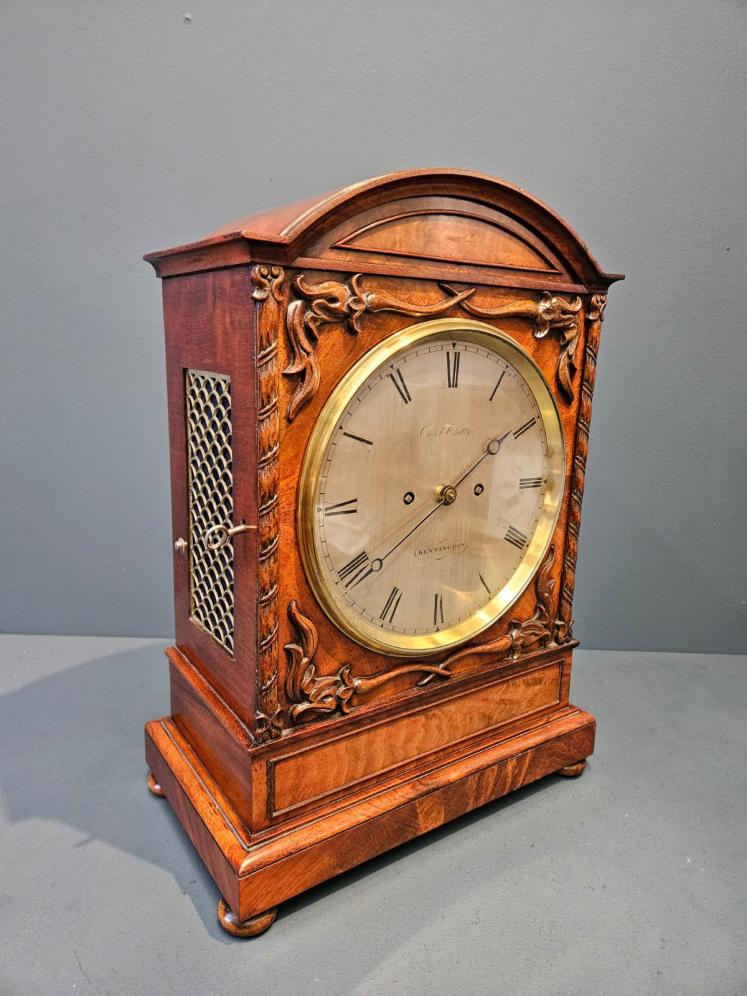 William IV Double Fusee Bracket Clock - Image 4