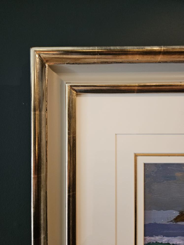 Acrylic on Board by Donald McIntyre ' Cliffs Solva, Wales' - Image 5