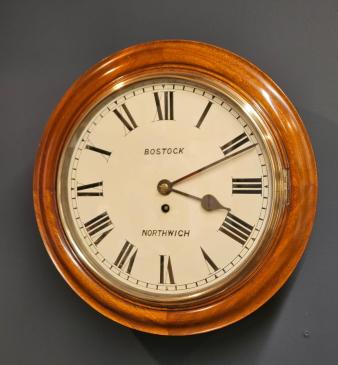 Victorian Bostock Of Northwich 8 Day Dial Clock