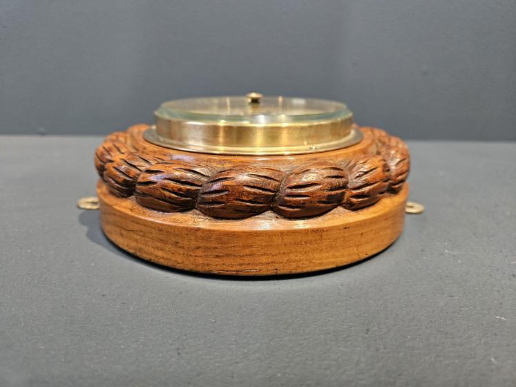 Victorian Leeds Skeletonised Ships Barometer  - Image 5