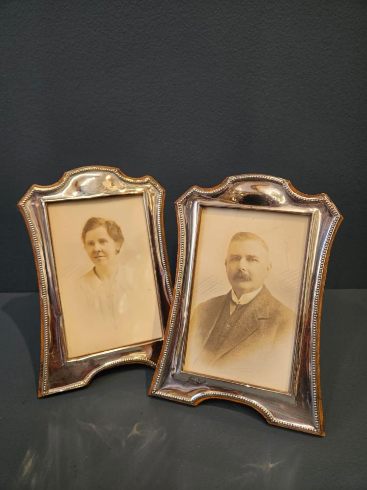 Pair of Silver Photo Frames - Image 1