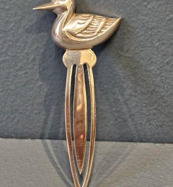 Silver Duck Page Marker