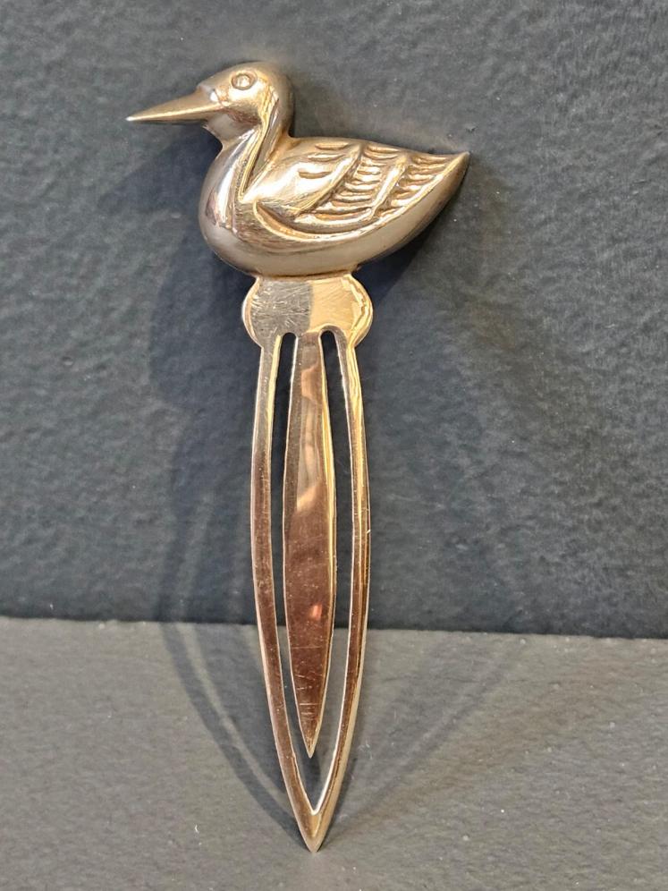 Silver Duck Page Marker - Image 1