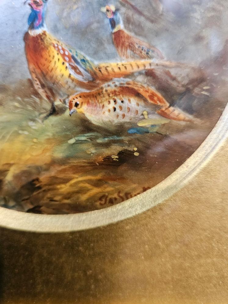Royal Worcester Porcelain Plaque by James Stinton - Image 7