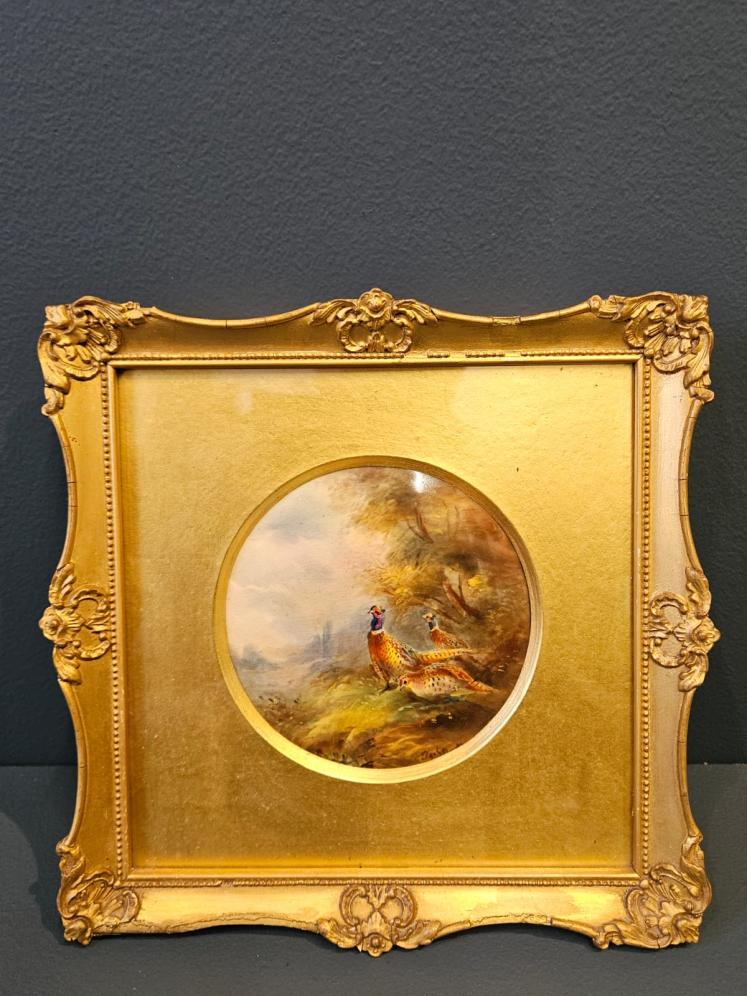 Royal Worcester Porcelain Plaque by James Stinton - Image 5
