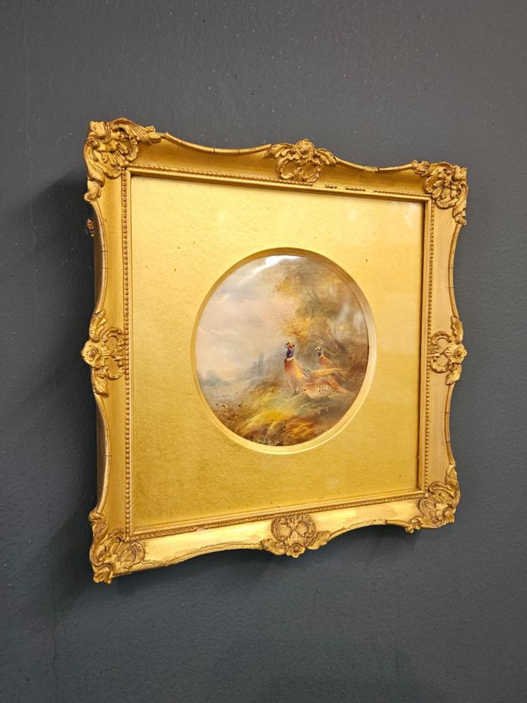 Royal Worcester Porcelain Plaque by James Stinton - Image 4