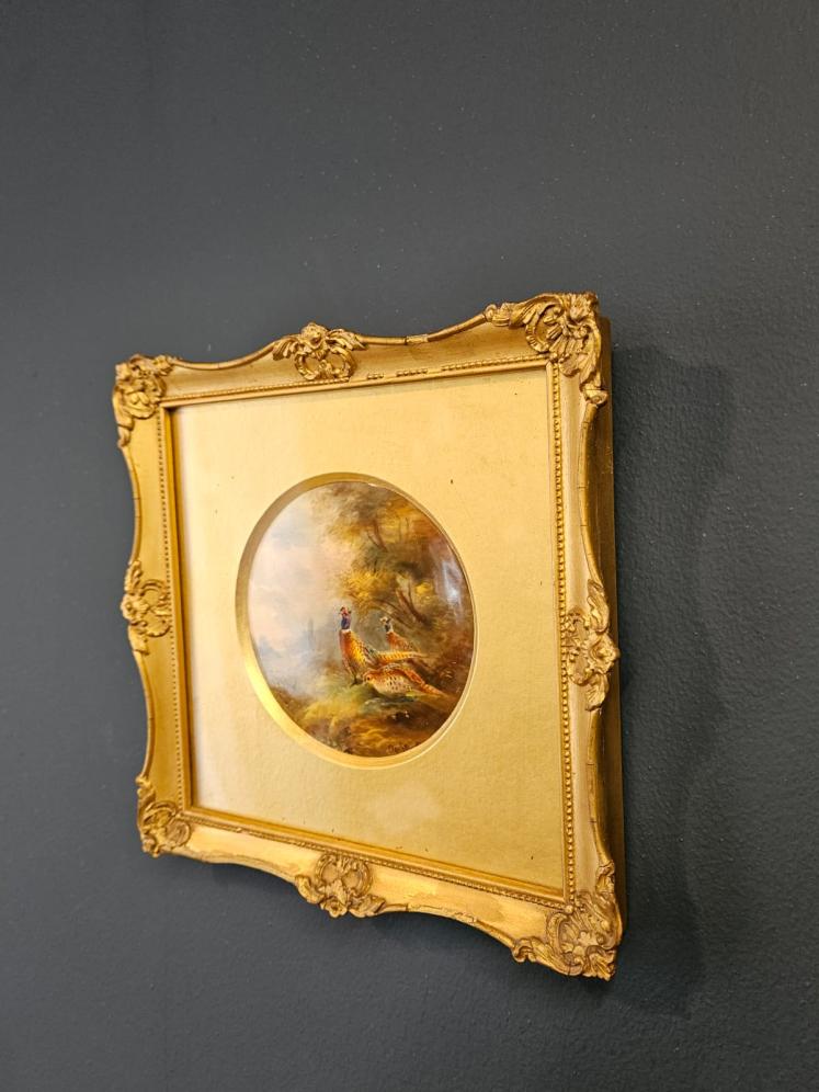 Royal Worcester Porcelain Plaque by James Stinton - Image 2