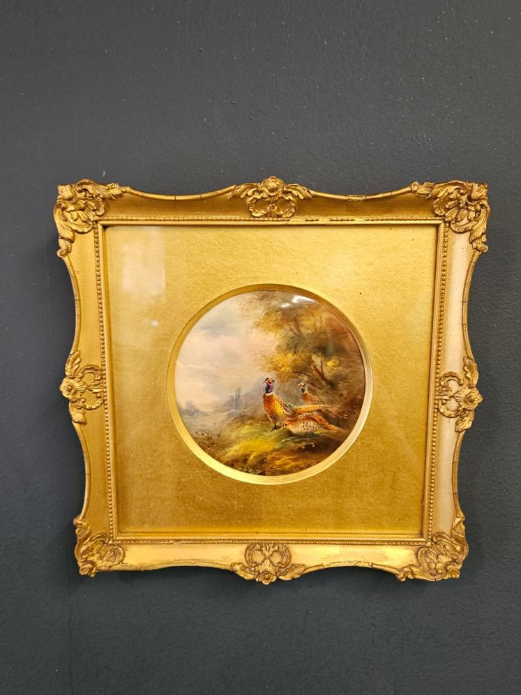 Royal Worcester Porcelain Plaque by James Stinton - Image 1