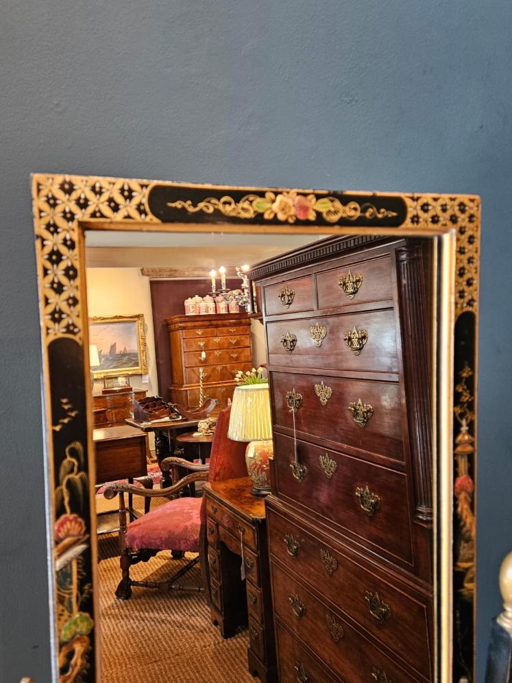 Edwardian Chinoiserie Cheval Mirror - Image 4