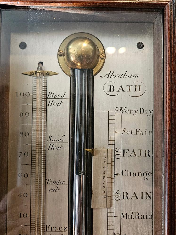 Georgian Mahogany Stick Barometer  - Image 2